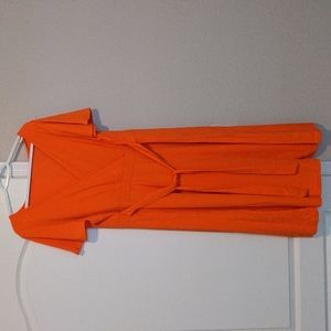Orange dress, plus size